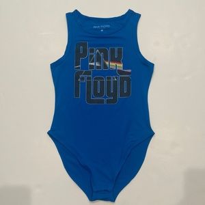 Blue Pink Floyd bodysuit